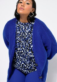 Studio Untold SHAPE BALLON-LANGARM - Kardigan - blue