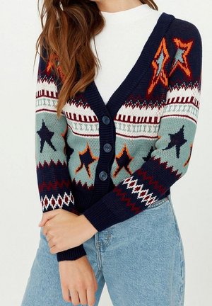 Strickjacke - dark blue
