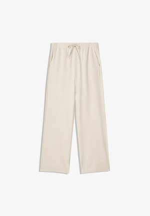 Bershka STRAIGHT-FIT TAILORED - Nadrágok - beige