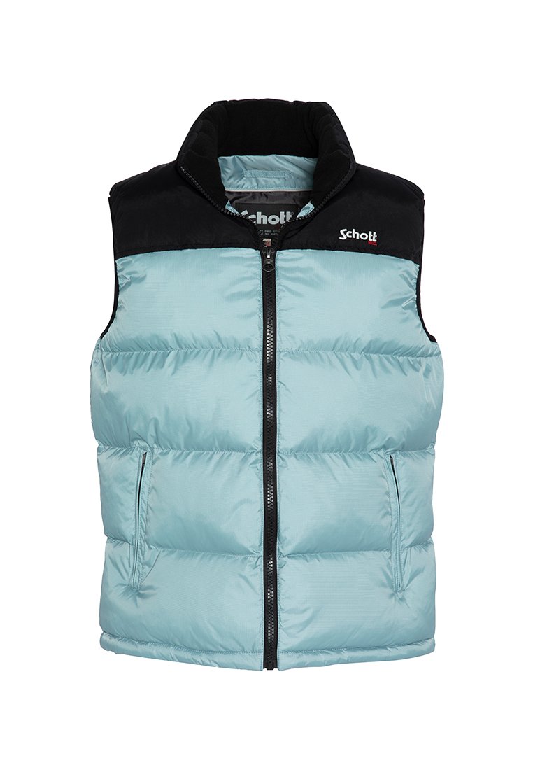 Schott Bodywarmer mintgroen