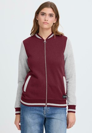 Oxmo Sweatjacke - wine red