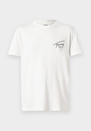 UNISEX - Nyomott mintás póló - ecru