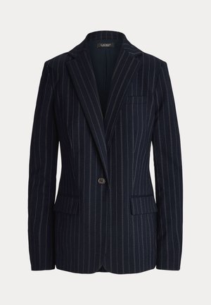Lauren Ralph Lauren, STRIPED WOOL BLEND CREPE BLAZER - Σακάκι - navy/cream