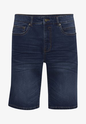 Solid, SDBRENT REGULAR FIT - Denimové šortky - dark blue denim