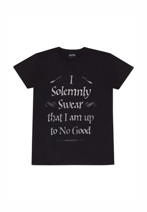 HARRY POTTER SOLEMNLY SWEAR - T-shirt imprimé - black