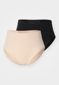SOFT SCULPT BANDEAU MAXI 2 PACK - Briefs - black combination
