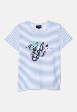 T-shirts med print - chambray