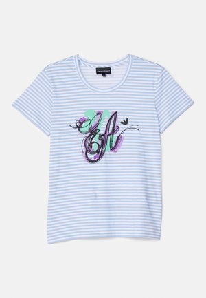 Emporio Armani T-Shirt print - chambray