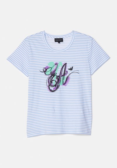 Emporio Armani T-shirts med print - chambray