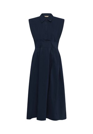 Culture, CUMALUE ANTOINETT LONG DRESS - Shirt dress - blue iris
