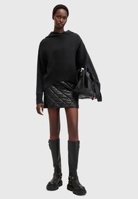 AllSaints INES - Felpa con cappuccio - black
