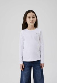 Name it MIT GLITZER - Maglietta a manica lunga - bright white