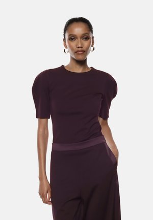 T-shirt basic - bordeaux