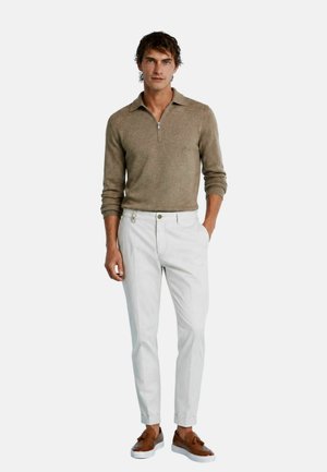 Barbati, PANTALONE SLIM - Chino - panna-