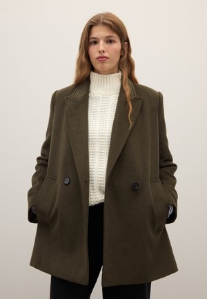 Halflange jas - dark green