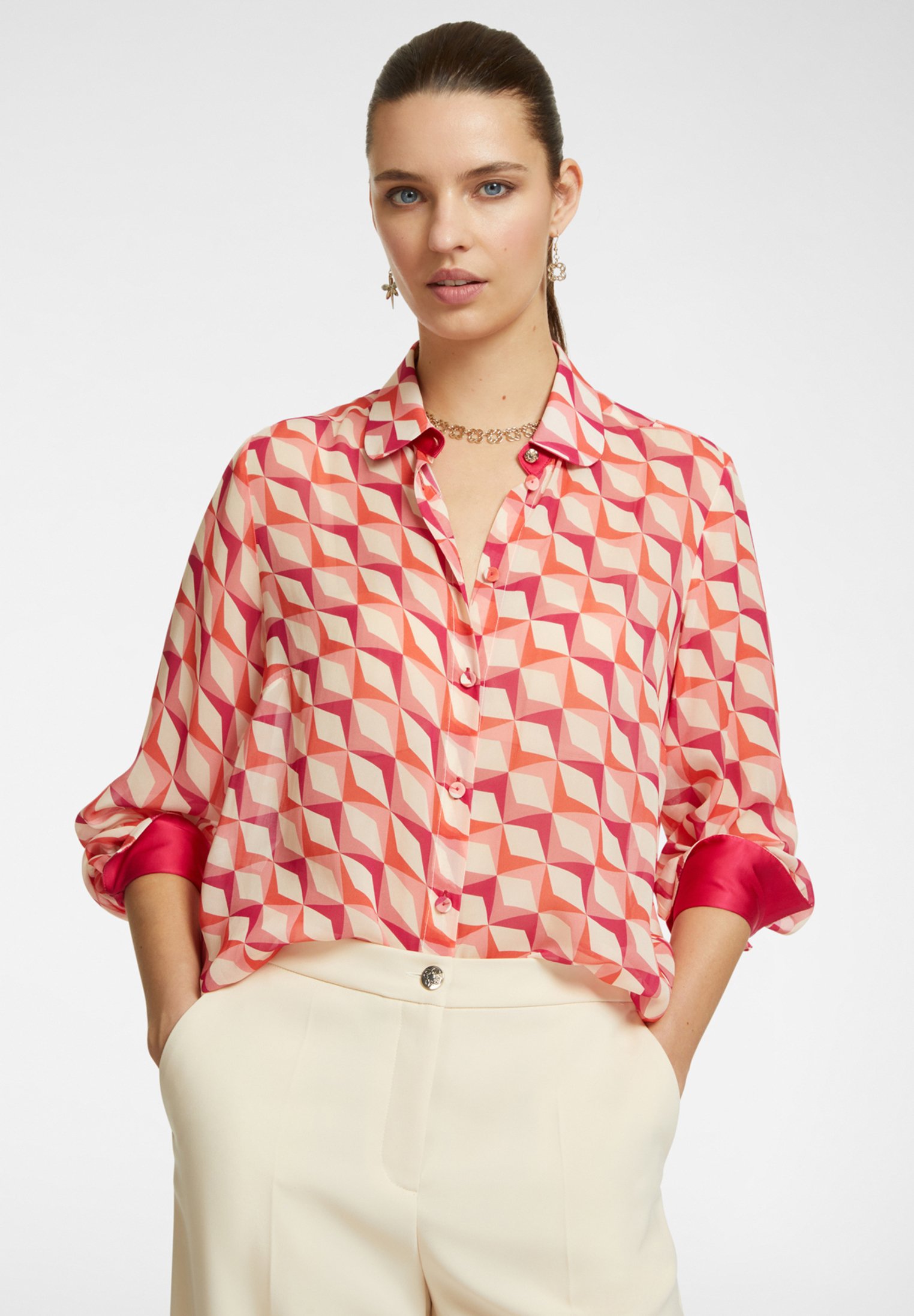 Camicetta Camicie Taglie Comode Zalando Fiorella Rubino Camicia Bianco