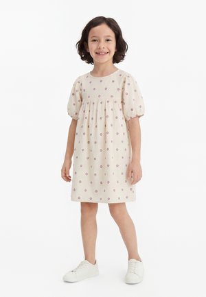 ONLY MINI KMGFILUCA DRESS - Kjole - tofu/argyle purple