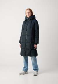 Mos Mosh SQUARE COAT - Sulemantel - navy