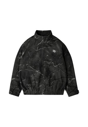 TETRA AOP - Chaqueta fina - black