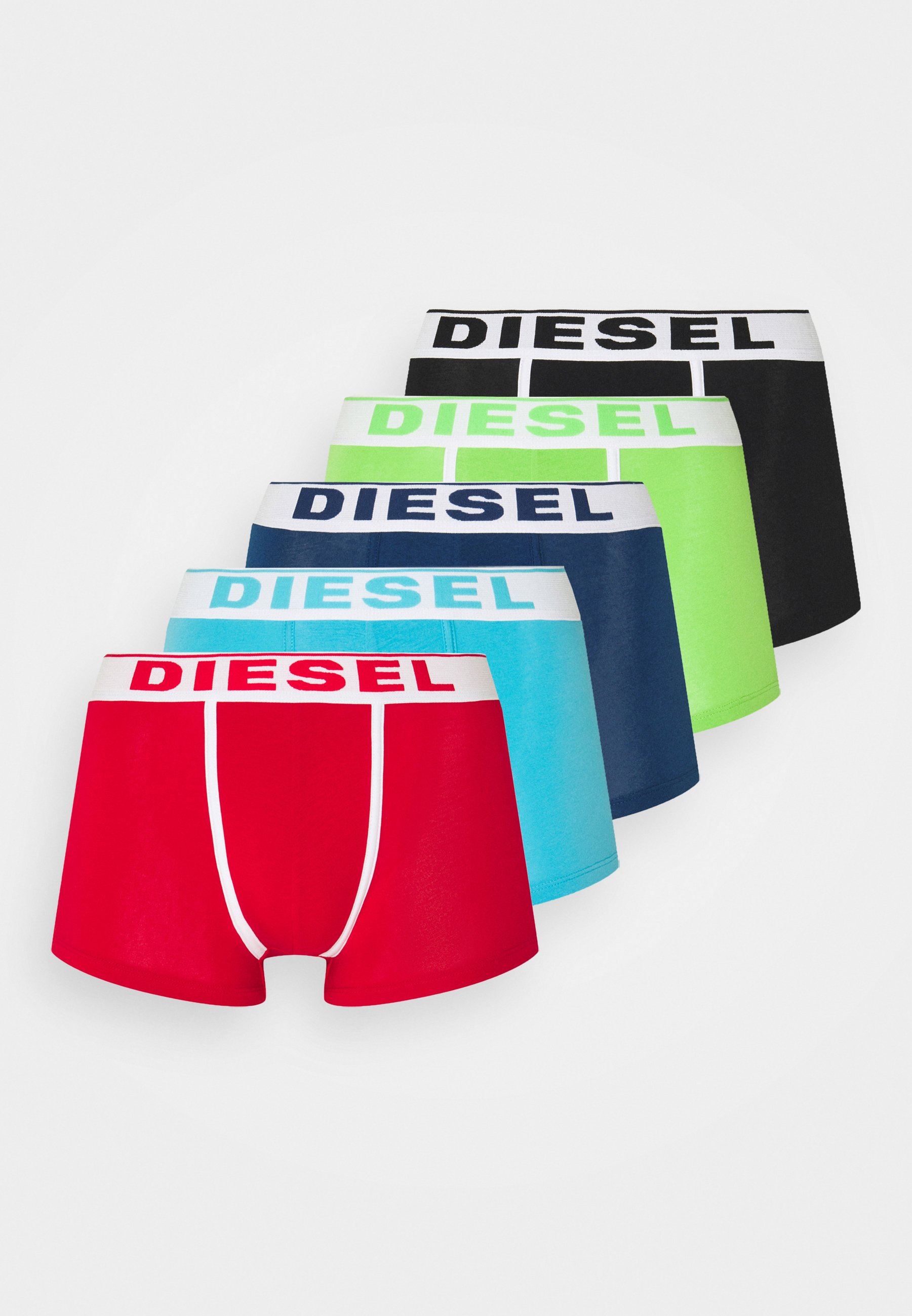 Diesel 5 PACK - Onderbroeken - red/black/green/blue/meerkleurig - Zalando.nl