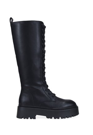 Botas con cordones - black