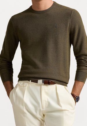 Strickpullover - olive