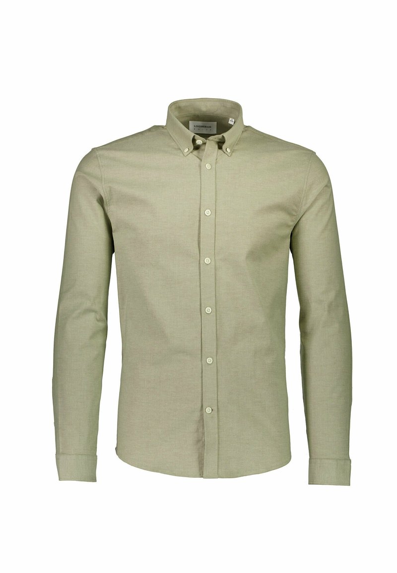 Herren Freizeithemden | Lindbergh OXFORD SUPERFLEX Hemd dusty army mix/grün - CQ62681 Herren Freizeithemden | Lindbergh OXFORD SUPERFLEX Hemd dusty army mix/grün - CQ62681