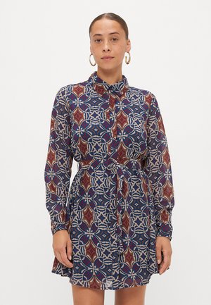 ONLSTAR LIFE MILEY BELT DRESS  - Vestido camiseiro - pageant blue
