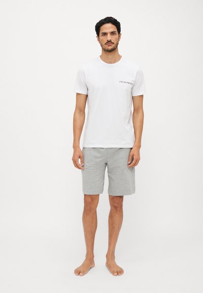 Emporio Armani CREW NECK 2 PACK - Tílko - white/blu