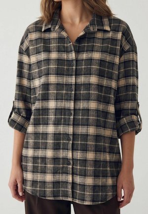 Opal Studio, OPAL STUDIO LENNIE SHIRT - Риза с копчета - grey off white