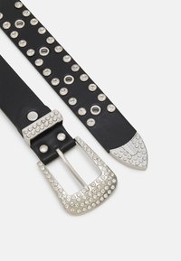 Belt - black/silver-coloured
