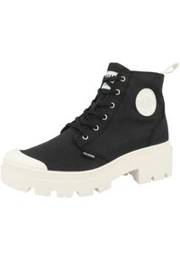 Palladium Stivaletti stringati - black