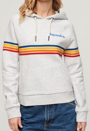 Hoodie - mottled light grey