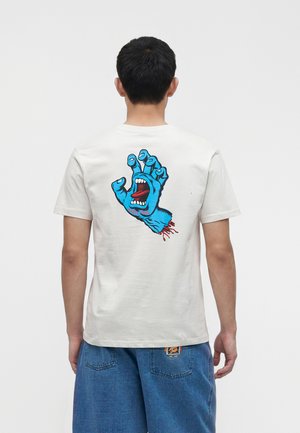 Santa Cruz, SCREAMING HAND CHEST UNISEX - Camiseta estampada - mist