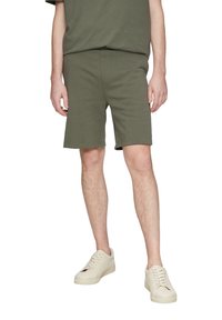 QS Pantalones deportivos - olivgrün