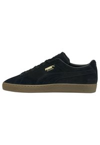 Puma - SUEDE GUM - Edzőcipő - puma black-gum Miniatűr kép 1