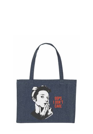 OOPS I DONT CARE PRINT - Cabas - blue