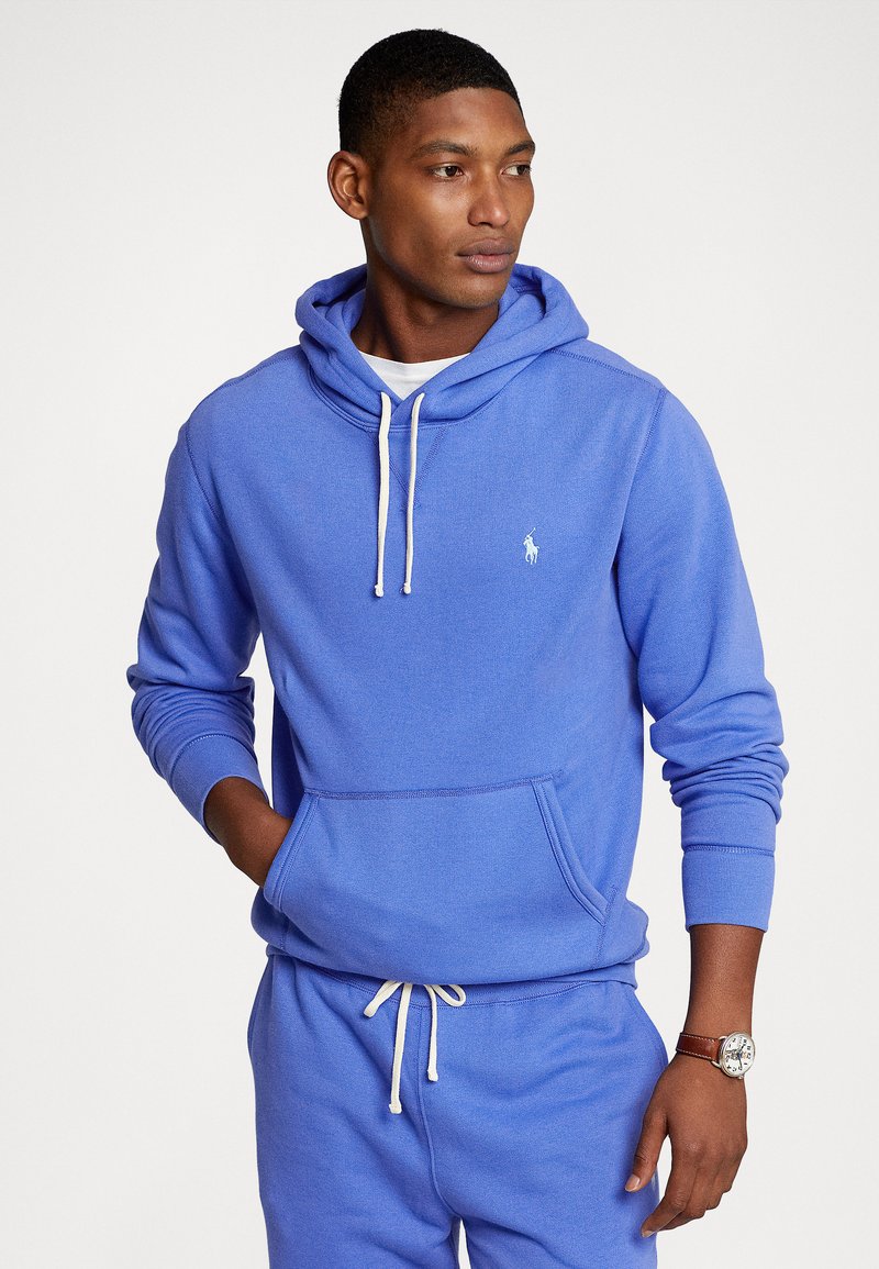 Polo Ralph Lauren HOOD LONG SLEEVE - Kapuzenpullover - maidstone blue ...