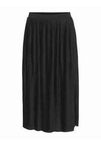 MIDI - Falda acampanada - black