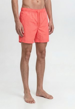 Jack & Jones STMAUI TROPIC PLAIN - Ujumisšortsid - hot coral