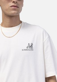 Redefined Rebel GUSTAVO TEE GOTS - T-shirts med print - pristine
