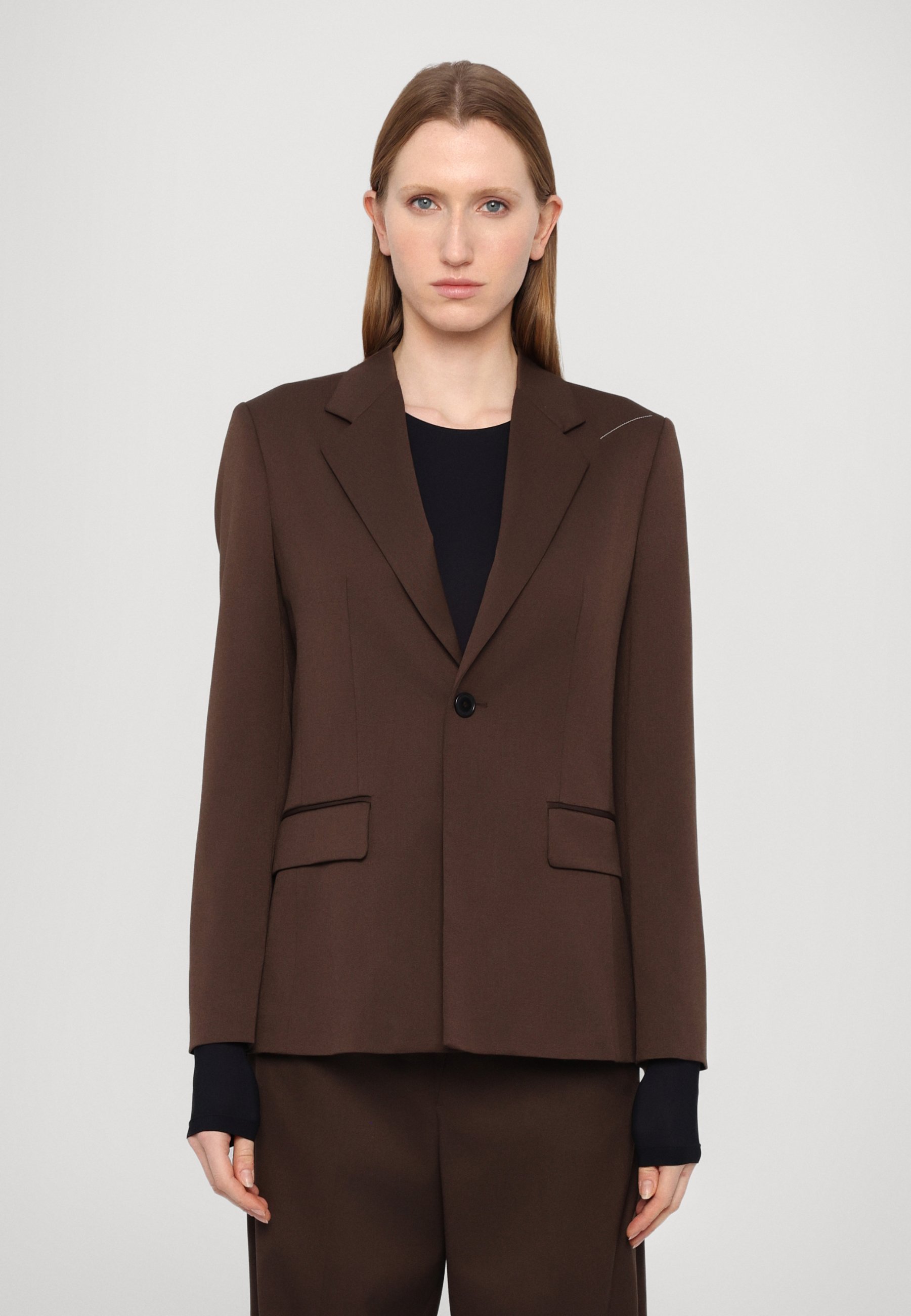 MM6 Maison Margiela JACKET - Blazer - brown/dark brown