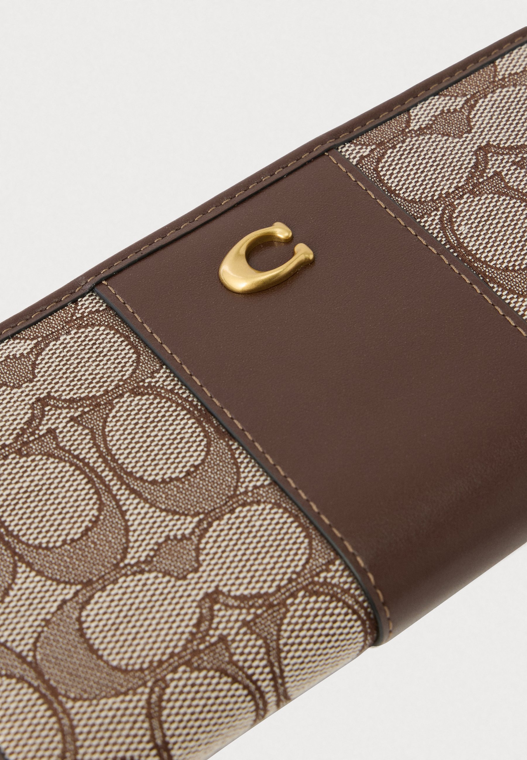 MICHAEL Michael Kors JET SET SLIM - Wallet - brown/acorn/brown