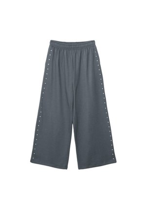 STUDDED PLUSH  - Jogginghose - mottled dark grey