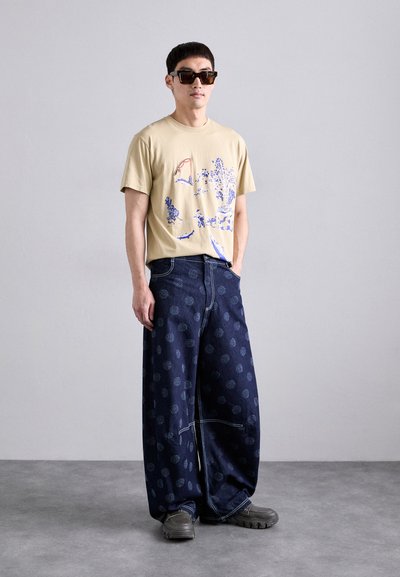 Henrik Vibskov DART PANTS - Jean boyfriend - dark blue