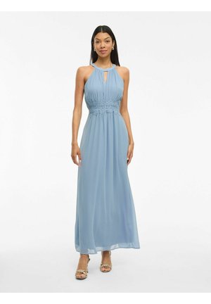 VIMILINA HALTERNECK NOOS - Maxi-jurk - ashley blue
