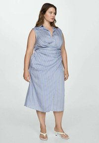 Mango CAROL - Skjortekjole - dark blue