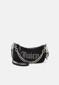 TWIG - STRASS LOGO - Keresztpántos táska - black