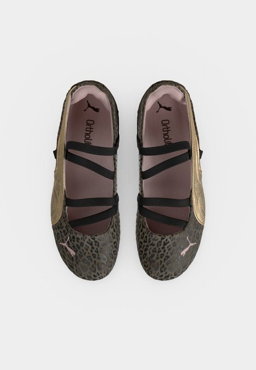PUMA SPEEDCAT LEOGIRL JR - Ankle strap ballerina shoes - matte bronze/gold-coloured — foto 5