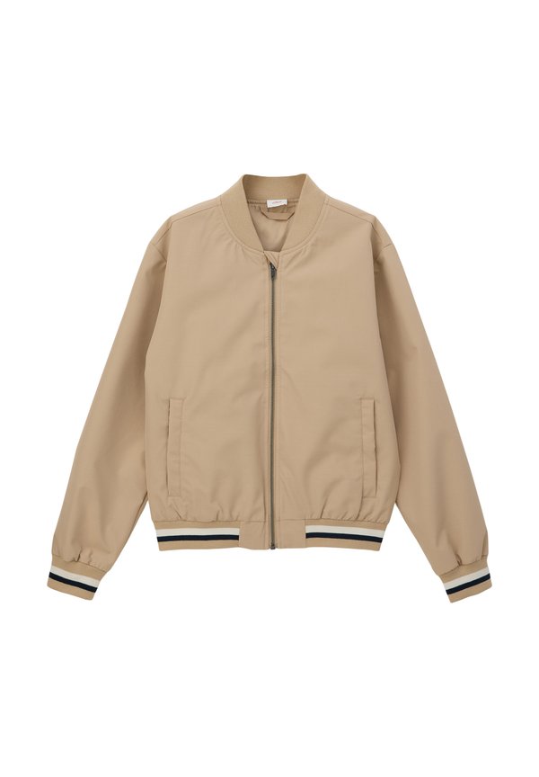 LEICHT GEFÜTTERTER MIT STREIFEN-DETAILS - Bomberjacke - beige